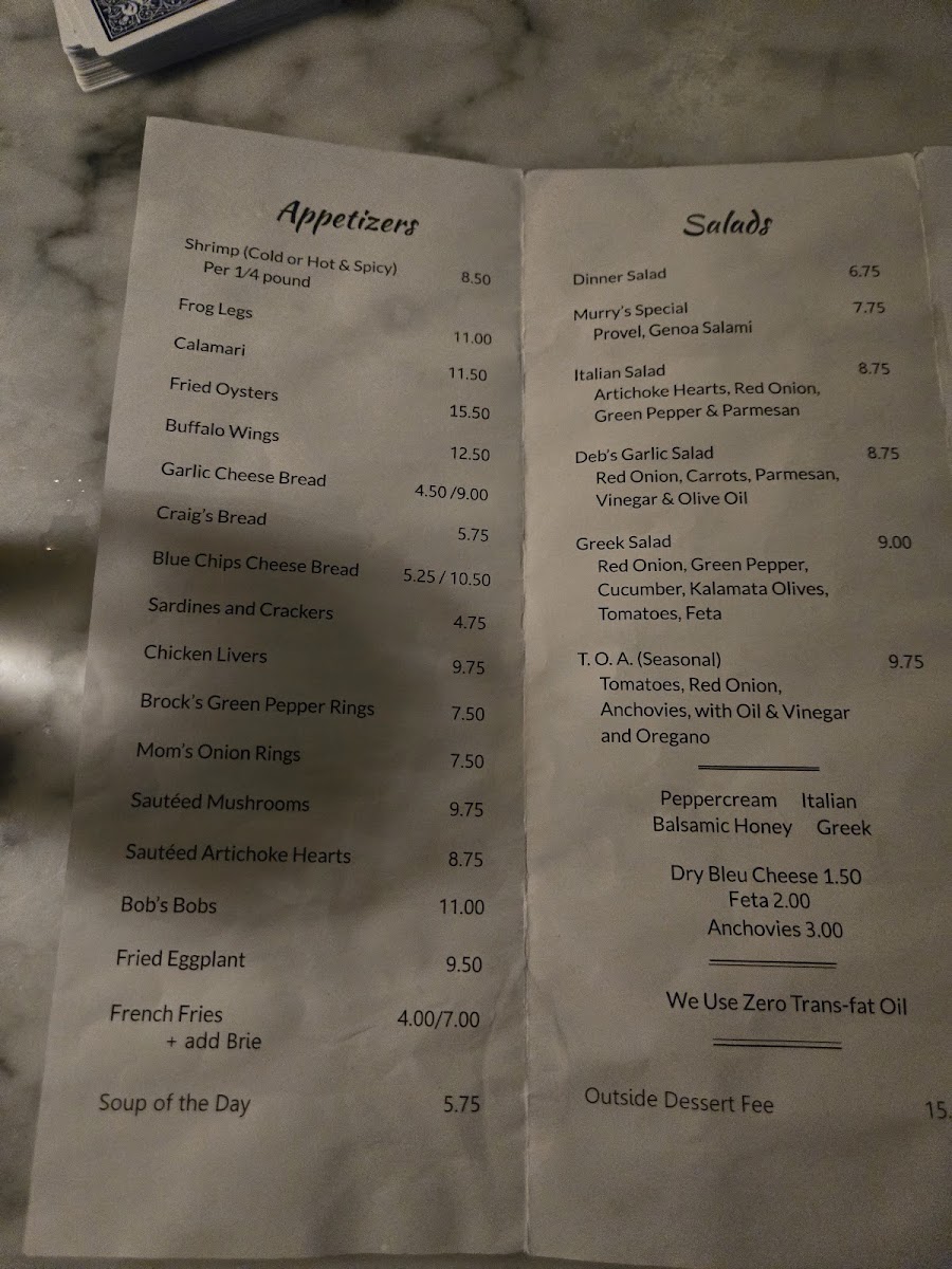 Murry's Menu - Image 3